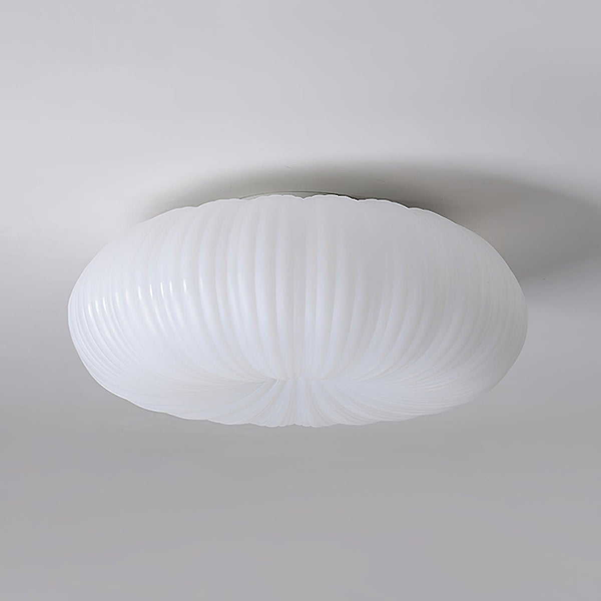 LED Flush Mount Ceiling Fixture White Acrylic 18 in Dimmable Remote Control for Bedroom Living Room Hallway Modern Low Profile Indoor Lighti