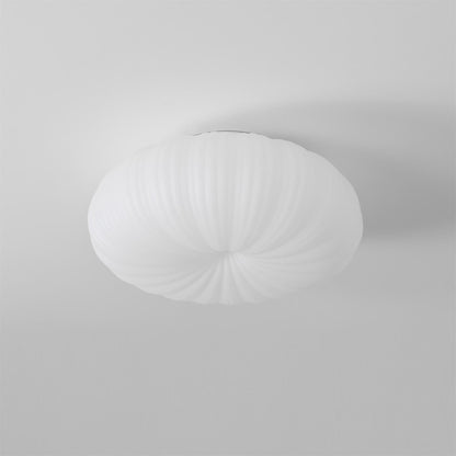 Round Flush Mount LED Light with Remote Control White 22 Inch Dimmable for Bedroom Living Room Kitchen Modern Low Profile Fixture