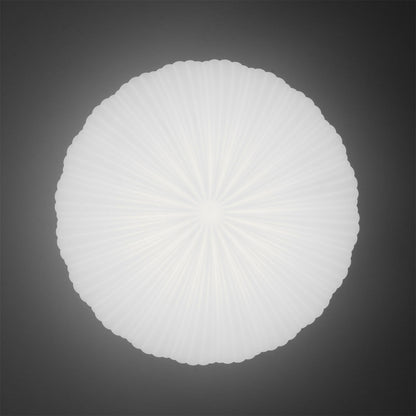Round Flush Mount LED Light with Remote Control White 22 Inch Dimmable for Bedroom Living Room Kitchen Modern Low Profile Fixture
