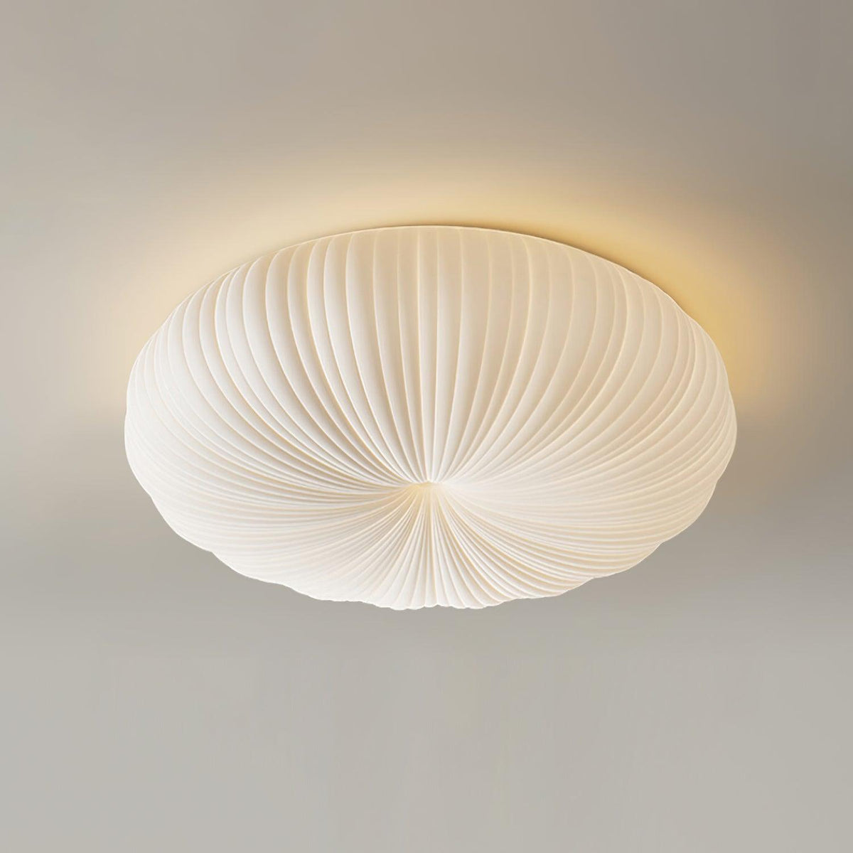 Round Flush Mount LED Light with Remote Control White 22 Inch Dimmable for Bedroom Living Room Kitchen Modern Low Profile Fixture
