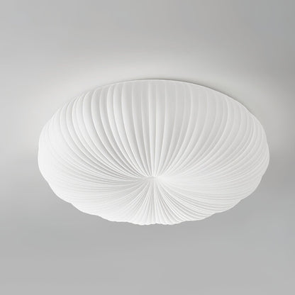 Round Flush Mount LED Light with Remote Control White 22 Inch Dimmable for Bedroom Living Room Kitchen Modern Low Profile Fixture