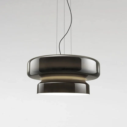 Glass Shade Hanging Light 16 in Chrome Finish Adjustable Cable E27 Socket Kitchen Island Dining Table Pendant Fixture Indoor Ceiling Lightin