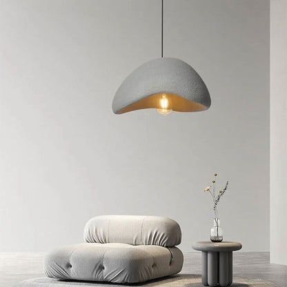 Dome Drop Ceiling Light with Height-Adjustable Cable E27 Socket Dimmable Fixture for Kitchen Island Dining Table