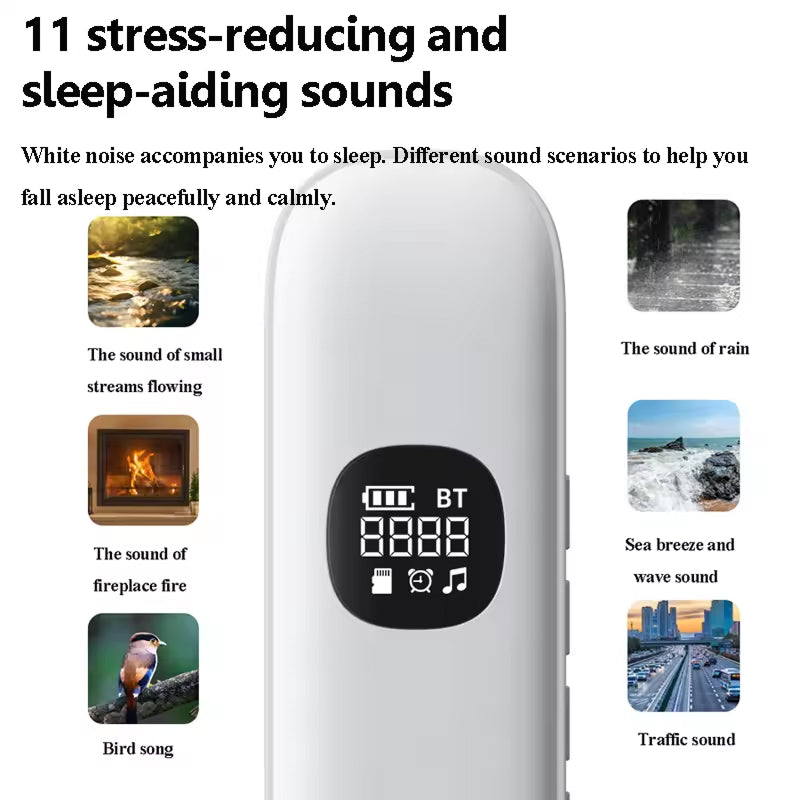 Ortekor Bone Conduction Pillow Speaker with 11 Soundscapes for Ultimate Sleep Experience
