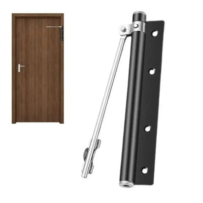 Automatic Door Closer with Adjustable Force, Stainless Steel Spring Door Closer for Fire Doors and Gates
