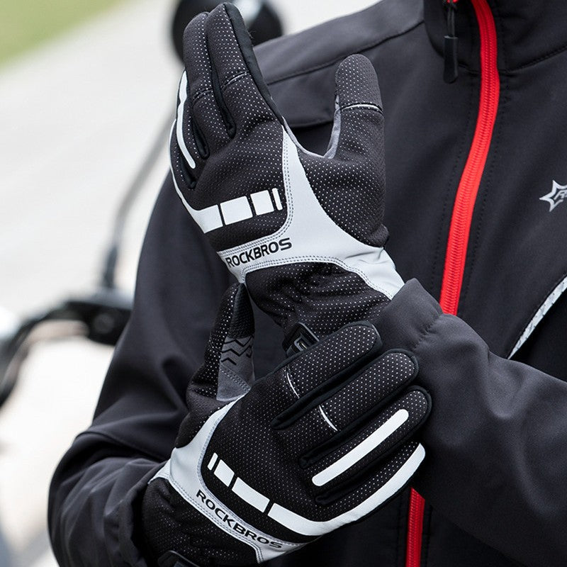 Ortekor | Electric Heated Gloves with Touchscreen Tips & Reflective Strips | Warmth and Comfort for Outdoor Activities