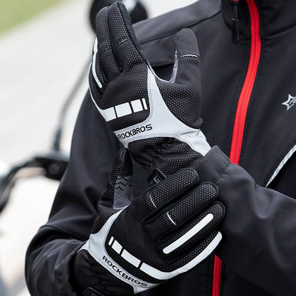 Ortekor | Electric Heated Gloves with Touchscreen Tips & Reflective Strips | Warmth and Comfort for Outdoor Activities
