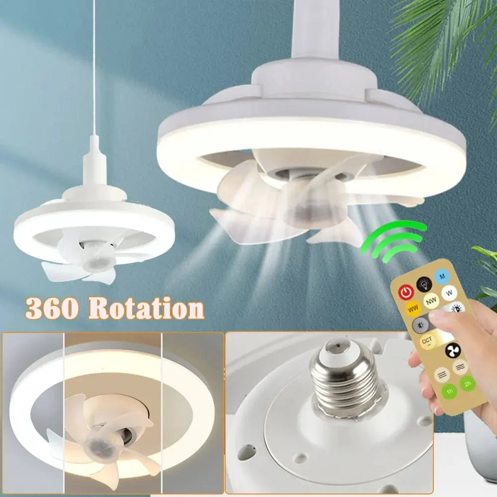 Ortekor | Modern Ceiling Fan with Remote Control & Silent Motor | Flush Mount Design for Comfortable Living
