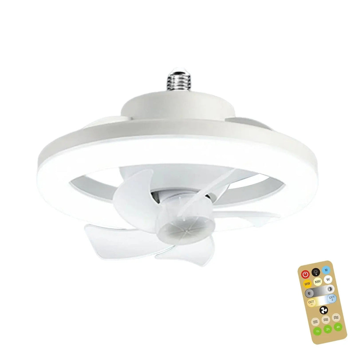 Ortekor | Modern Ceiling Fan with Remote Control & Silent Motor | Flush Mount Design for Comfortable Living