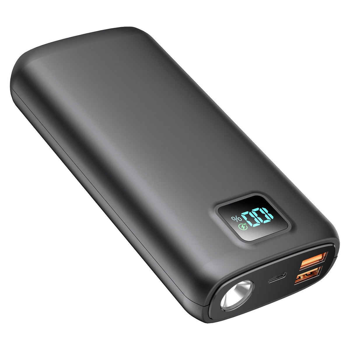 Ortekor Portable Power Bank 20000mAh with Digital Display & LED Flashlight – Fast Charging Portable Charger, Best Power Bank for iPhone, Samsung & USB Devices