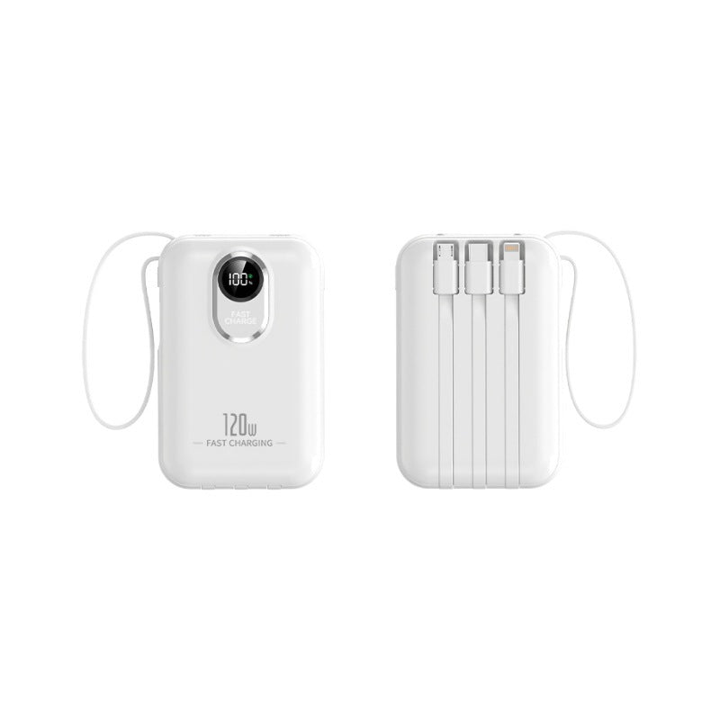 Portable Power Bank with Fast Charging & Digital Indicator | Compact Design for On-the-Go Charging