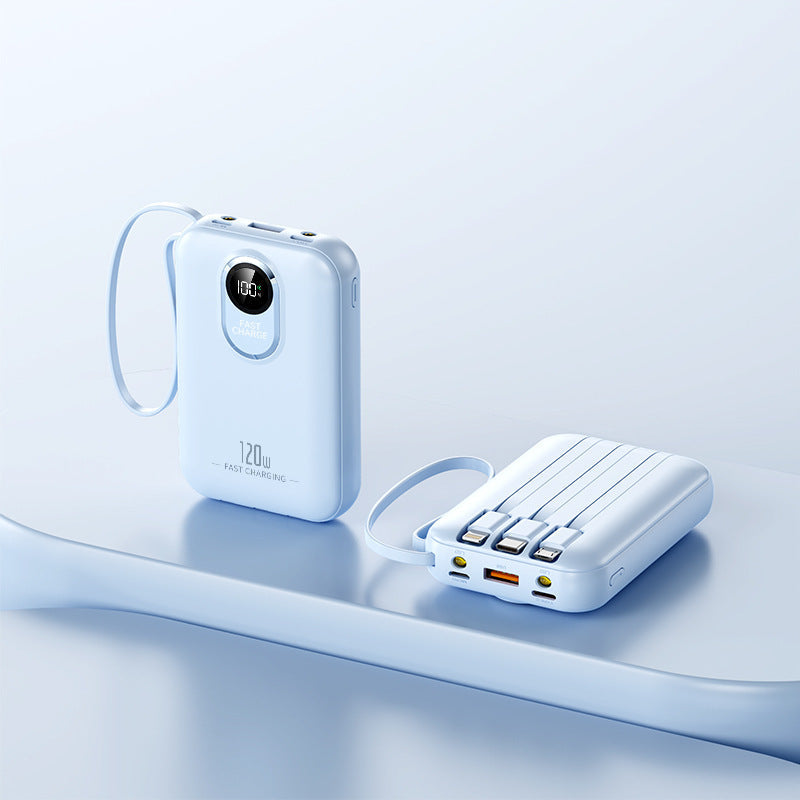 Portable Power Bank with Fast Charging & Digital Indicator | Compact Design for On-the-Go Charging