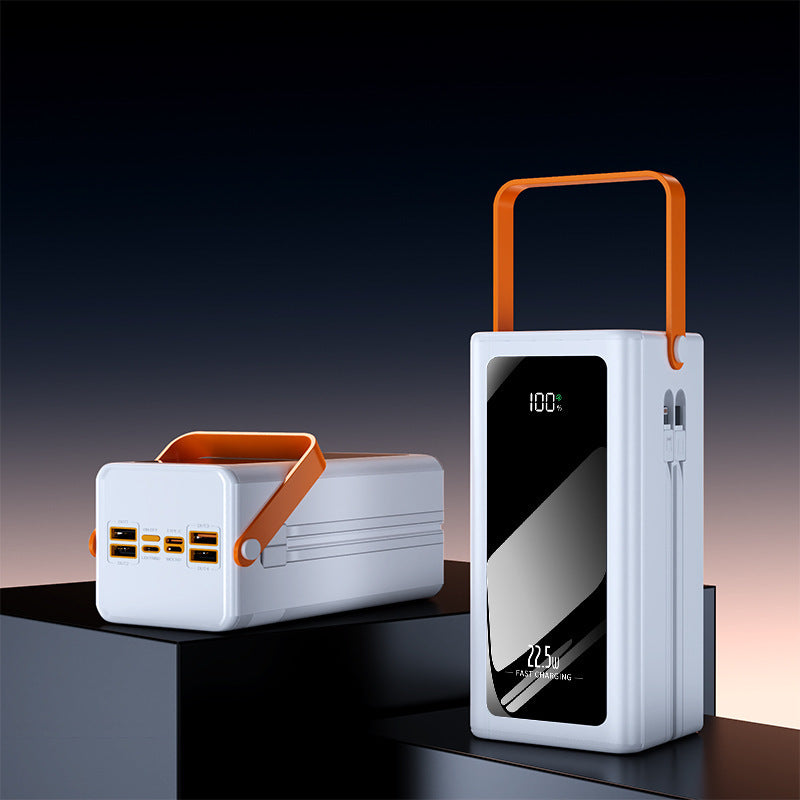Portable Power Bank with Fast Charging & LCD Display | High Capacity for Mobile Devices