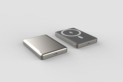 Portable Power Bank with Wireless Charging & Intelligent Technology | Compact Design for On-the-Go Convenience