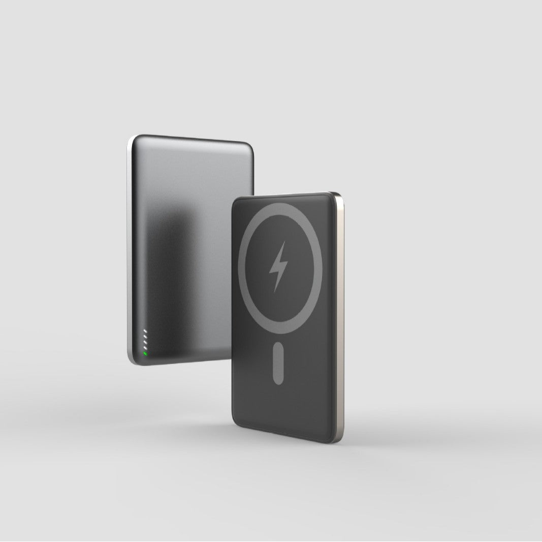 Portable Power Bank with Wireless Charging & Intelligent Technology | Compact Design for On-the-Go Convenience
