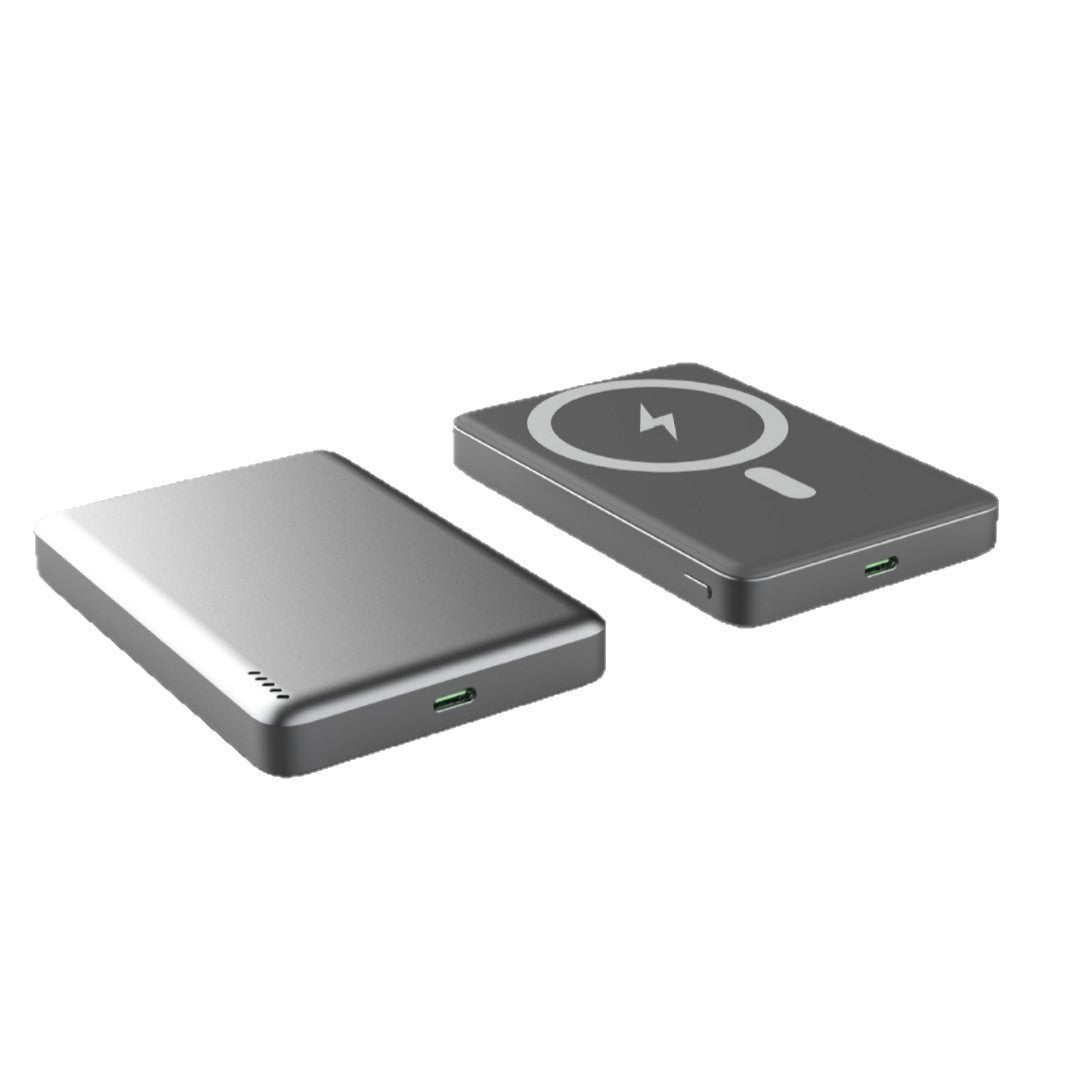 Portable Power Bank with Wireless Charging & Intelligent Technology | Compact Design for On-the-Go Convenience