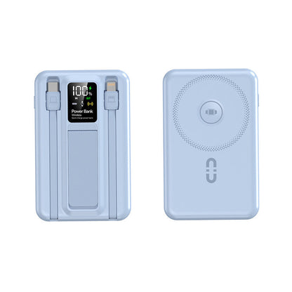 Portable Wireless Power Bank with Fast Charging & Digital Display | Compact Design for On-the-Go Charging