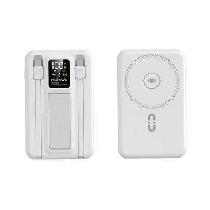 Portable Wireless Power Bank with Fast Charging & Digital Display | Compact Design for On-the-Go Charging