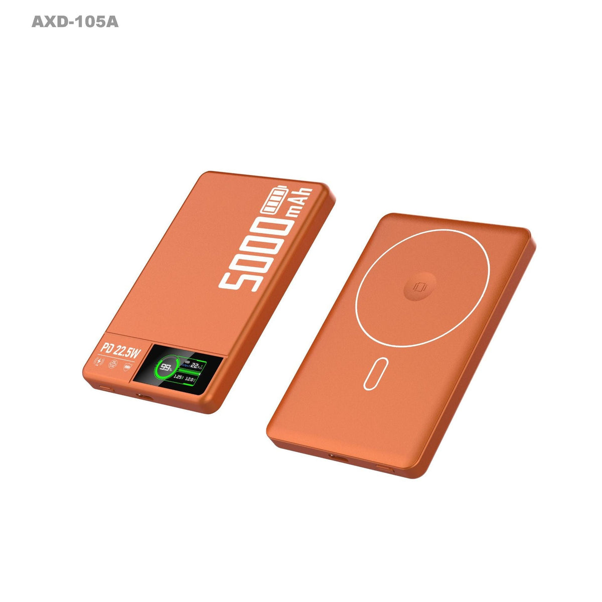 Wireless Power Bank with Digital Charging Indicator & Fast Charging