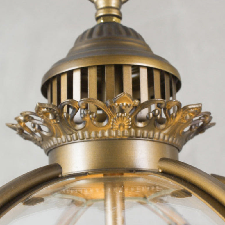 Spherical Glass Shade Ceiling Light E12 Socket Hardwired Overhead Fixture for Dining Table Kitchen Island Breakfast Nook Modern Farmhouse