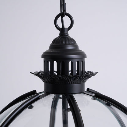 Spherical Glass Shade Ceiling Light E12 Socket Hardwired Overhead Fixture for Dining Table Kitchen Island Breakfast Nook Modern Farmhouse