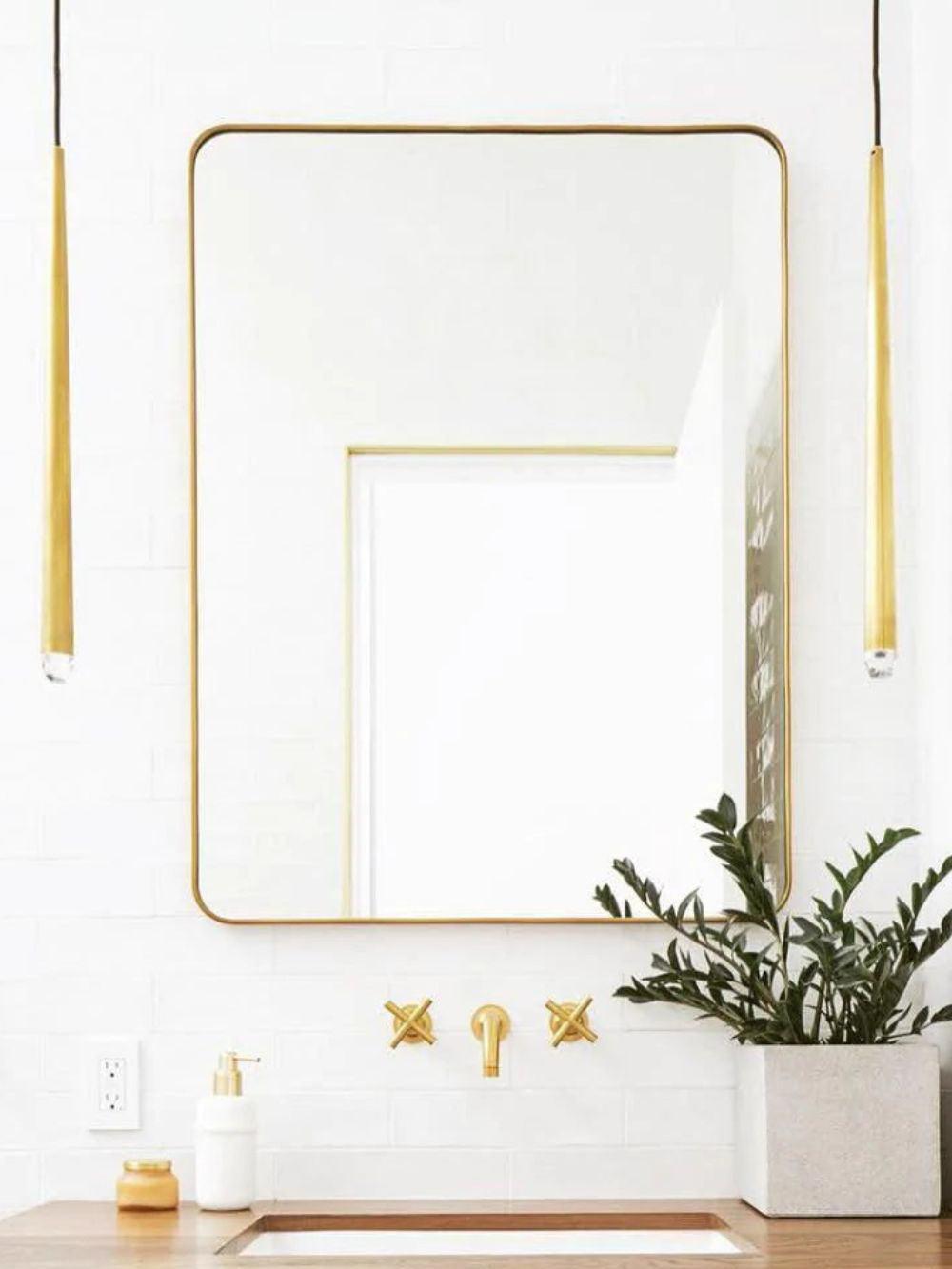Conical LED Wall Sconce Brass 15 in Vertical Reading Light Bedside Hallway Lighting Modern Minimal Metal Mount Bedroom Accent
