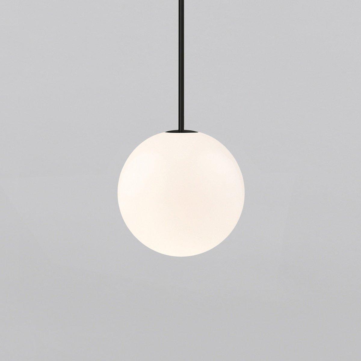 Frosted Globe Ceiling Light Brass Finish for Dining Room Bedroom Hallway Modern Suspended Fixture Soft Diffused Glow LED Compatible