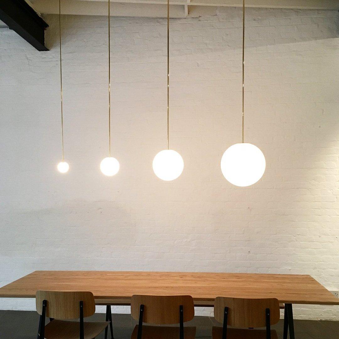 Frosted Globe Ceiling Light Brass Finish for Dining Room Bedroom Hallway Modern Suspended Fixture Soft Diffused Glow LED Compatible