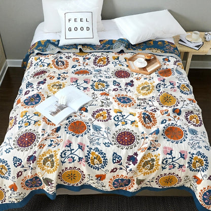 Breeze Coverlet - 100% Cotton, Lightweight Breathable Design