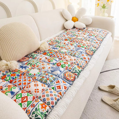 Breeze Sofa Cover - Extra-Thick Microfiber, Bohemian Style
