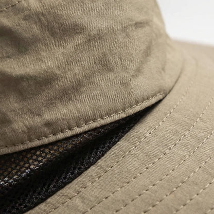 Wide Brim Hiking Hat with Neck Flap & UPF 50+ Sun Protection for Trail Running, Backpacking & Summer Outdoor Adventures