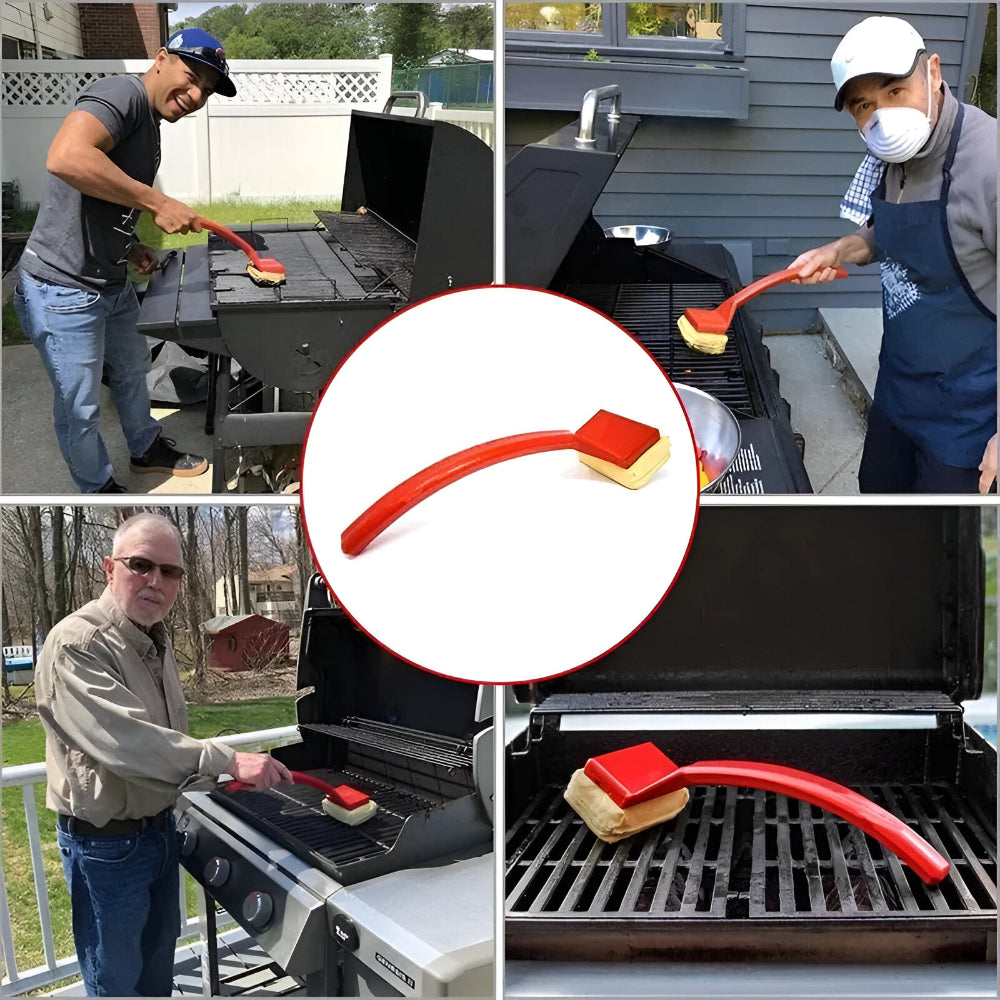 Ultimate Grill Cleaning Brush | Steam-Powered Tool with Long Handle for Safe BBQ Maintenance