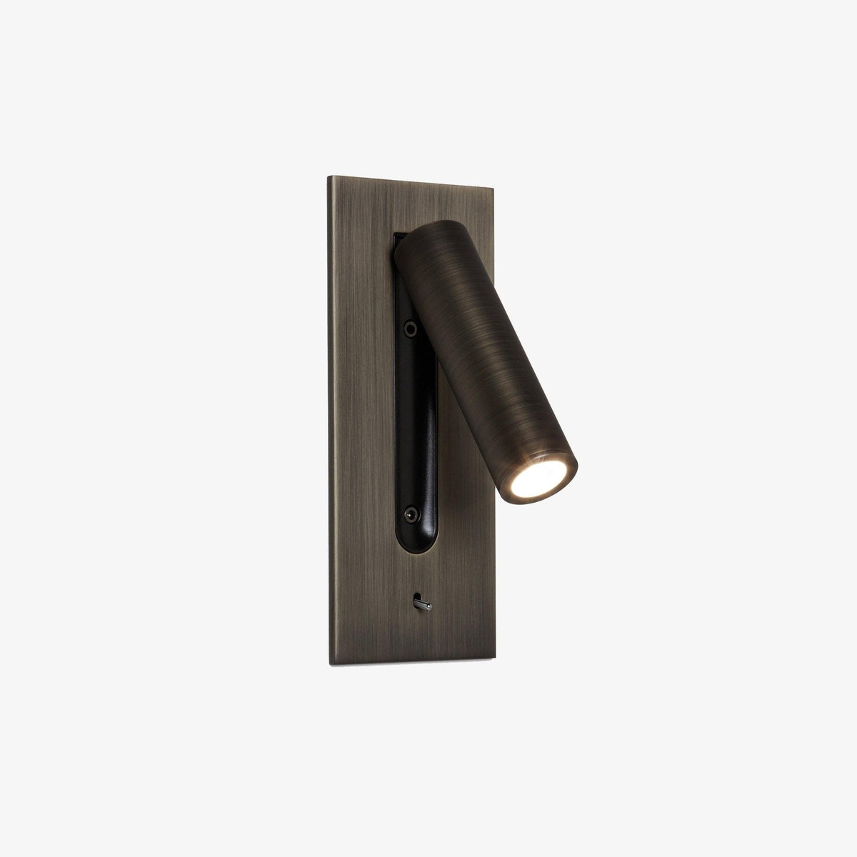 Industrial Wall Sconce with Integrated LED & Toggle Switch – Aluminum Metal Light Fixture for Living Room, Hallway, Bedroom & Home Office
