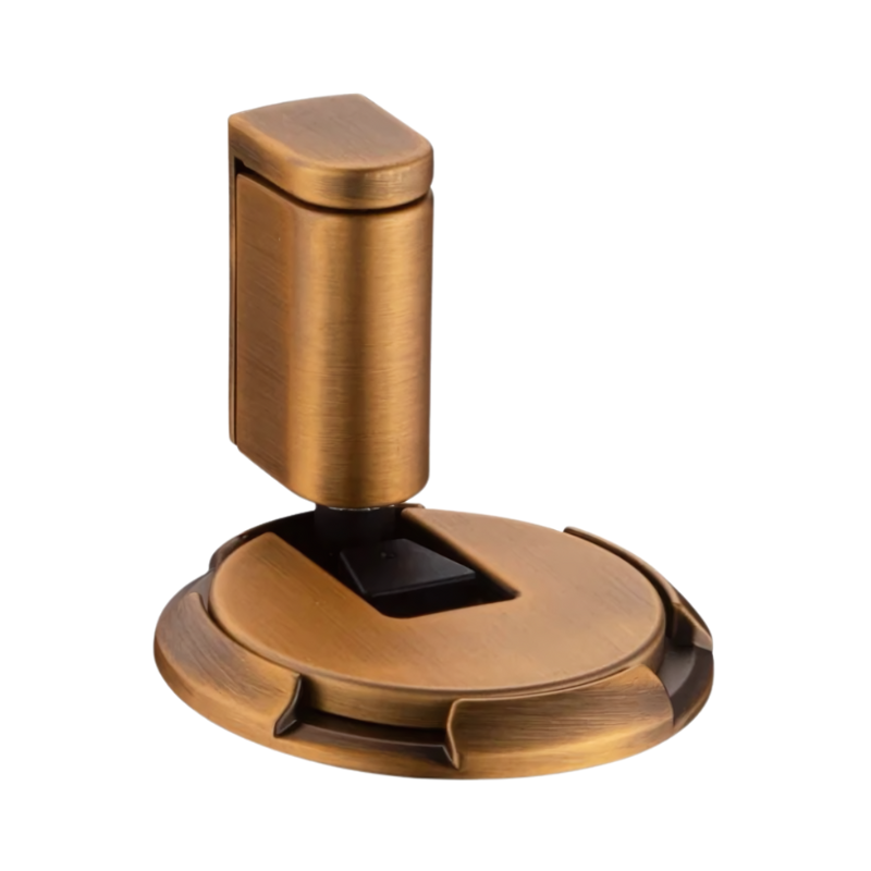 Magnetic Door Stopper – Heavy-Duty Brass Hold for Any Door, Easy Mount, Wind-Resistant – Home Hardware for Entryways, Bedrooms, Offices