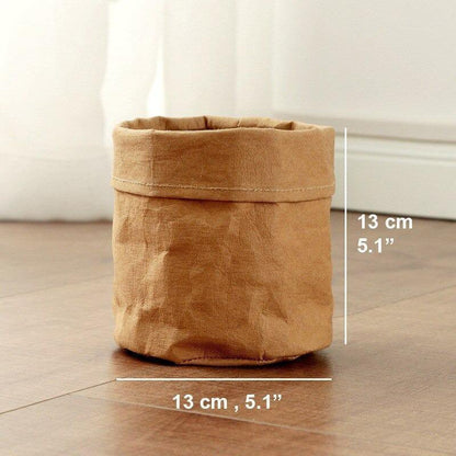 Water-Resistant Sustainable Paper Planter Pouch