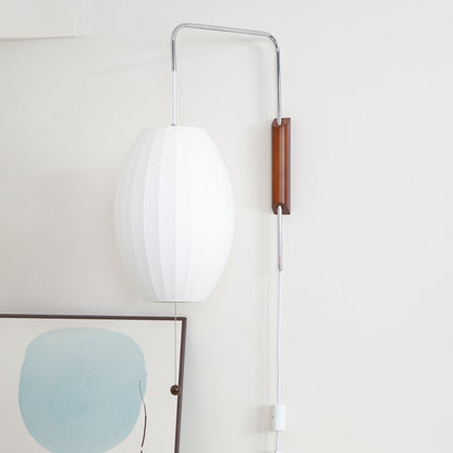 Modern Sconce Light Fixture with Walnut Accent for Bedroom Reading Nook Hallway 11x16 inch Wall Mount LED Compatible