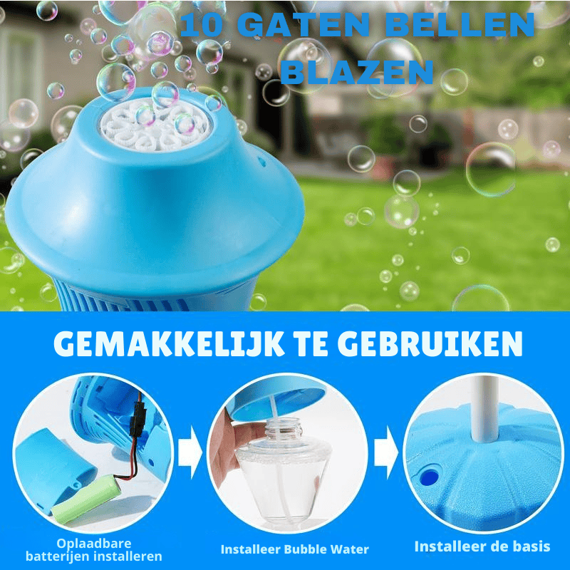 Bubble Extravaganza | High-Speed Bubble Maker with 20,000 Bubbles per Minute | Portable Fun for Outdoor Celebrations