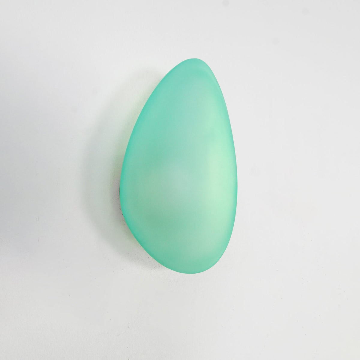 Organic Glass LED Sconce Light Fixture Wall or Ceiling Mount Modern Home Lighting Warm Neutral Cool White for Bedroom Living Room Hallway De