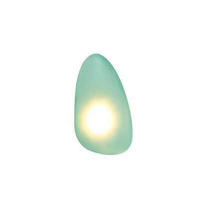 Organic Glass LED Sconce Light Fixture Wall or Ceiling Mount Modern Home Lighting Warm Neutral Cool White for Bedroom Living Room Hallway De