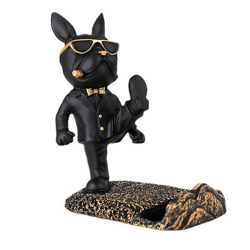 Bulldog Mobile Phone Stand – High-Quality Cell Phone Holder for Home and Office Decor