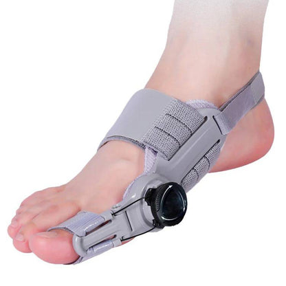 Adjustable Toe Straightener with Hinge System for Hallux Valgus Relief & Foot Alignment – Silicone Spacer for Day & Night Support
