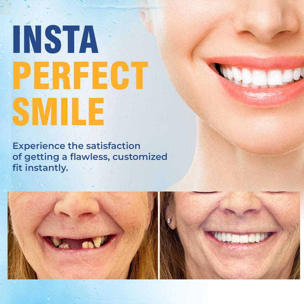 Removable Cosmetic Teeth Veneers for Adults – Instant Smile Enhancer with Silicone Liner, Reusable Snap-On Dental Cover for Natural Look