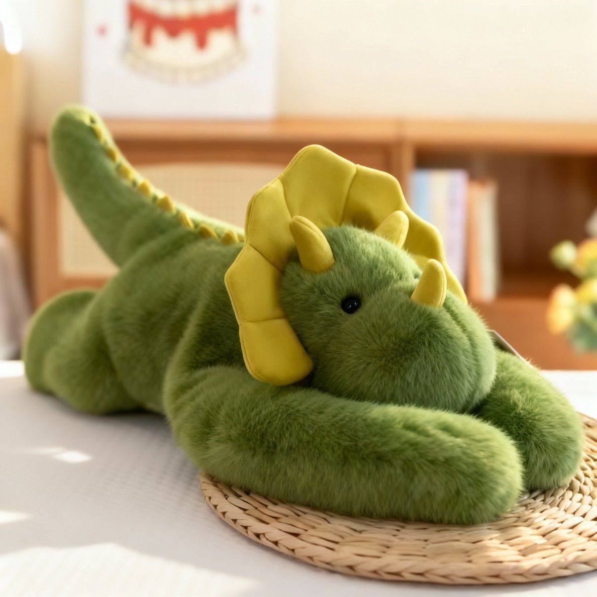 Plush Animal Cuddle Pillow with Long Arms for Relaxation and Sleep Support 18 Inch Weighted Hug Cushion for Stress Relief Napping Reading Me