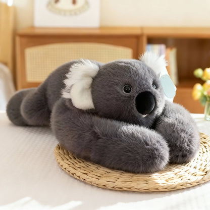 Plush Animal Cuddle Pillow with Long Arms for Relaxation and Sleep Support 18 Inch Weighted Hug Cushion for Stress Relief Napping Reading Me