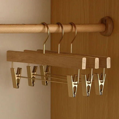 Wide Wood Coat Hangers with Shoulder Contour for Suits Jackets Dresses – Premium Closet Space Savers for Bedroom Wardrobe Organization