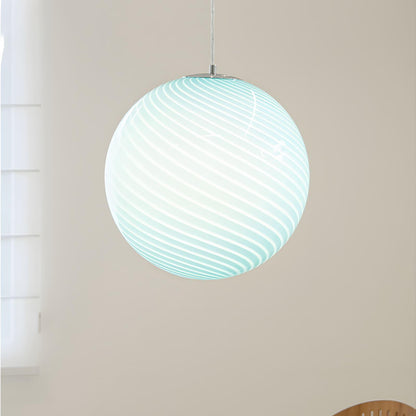 Round Glass Globe Overhead Light 12-Inch Honey Amber Ceiling Fixture for Dining Room Kitchen Counter Breakfast Nook Modern Hanging Lamp Home