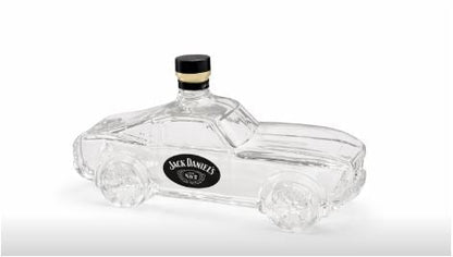 Vintage Bronco Horse Glass Spirit Decanter Bottle for Whiskey Bourbon Rum Bar Display Western Cowboy Collectible 24 oz