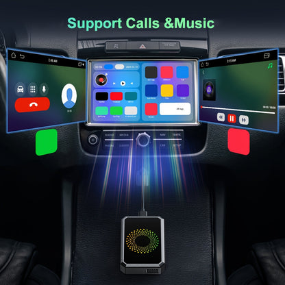 Smart Stream | Wireless Carplay Adapter with Quick Setup | Bluetooth Connectivity for Effortless Media Streaming
