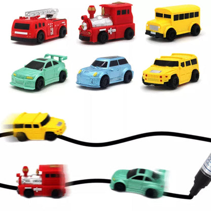 Creative Playset | Inductive Line Following Toy Car with Drawing Pen | Interactive Fun for Kids 3+