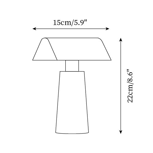 LED Desk Lamp with USB Charging Port – Touch Control, 3 Light Temperatures, Adjustable Steel Reading Light for Office, Bedroom, Study – Red,